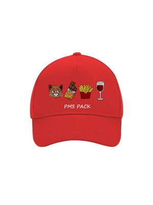 PMS pack šiltovka baseballka Classic Red