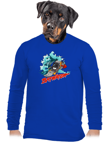 Baywatch pánske dlhý rukáv Royal Blue