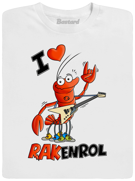 Rakenrol detské tričko White