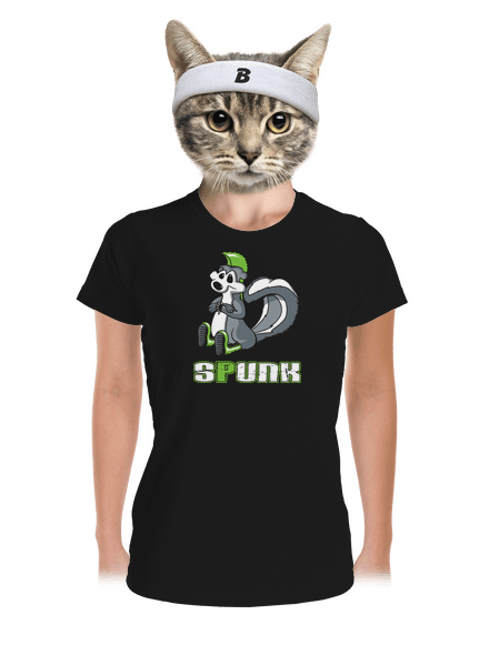 Spunk dámske športové tričko Black