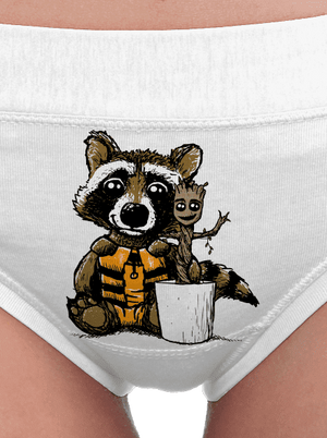 Strážcovia galaxie dámske nohavičky White