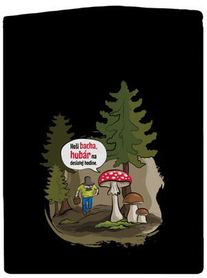 Bacha hubár dámska mikina na zips Black