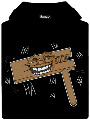 Rehtačka pánska mikina klokanka Black