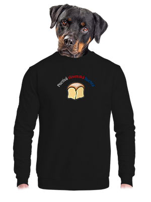 unisex mikina bez kapucne