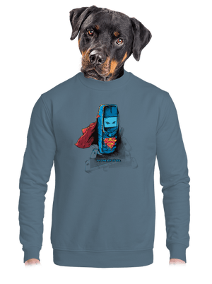 unisex mikina bez kapucne