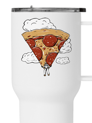 Pizzašutista termohrnček White