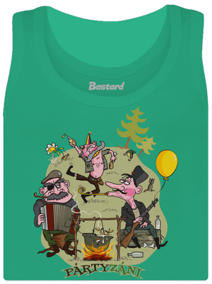 Pártyzáni dámske tielko klasické Mint Mal