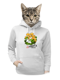 dámska mikina klokanka