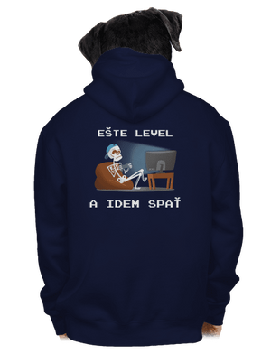 Ešte level pánska mikina na zips Navy