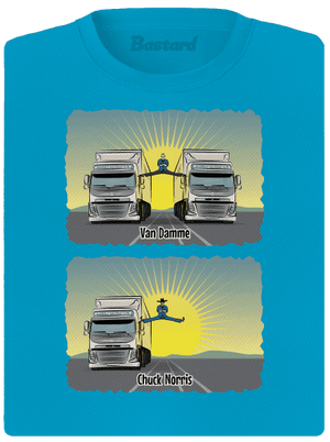 Chuck & Truck dámske športové tričko Blue Atol