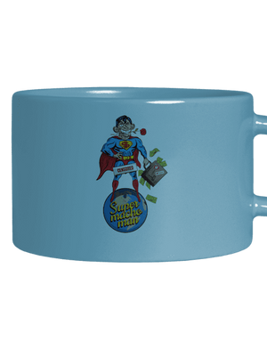 Supermachoman hrnček makronka Blue Macaron