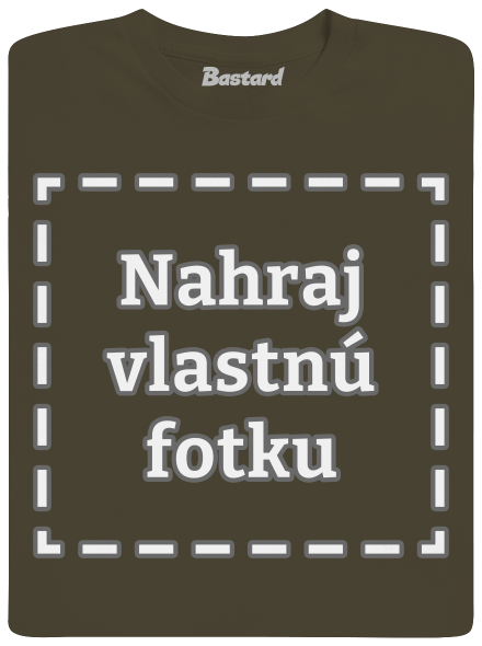 Vlastná potlač pánske dlhý rukáv Urban Khaki