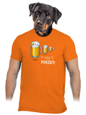 Pivečka pánske tričko Orange