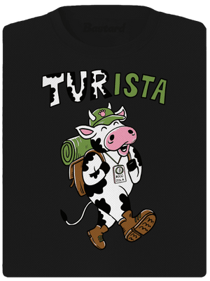 Tur na cestách dámske športové tričko Black