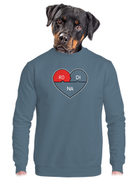 unisex mikina bez kapucne