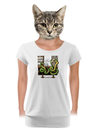 dámske tričko s lemom