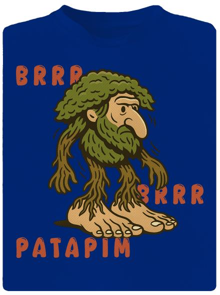 Brrr Brrr Patapim – Italian Brainrot pánske športové tričko Royal Blue Mal