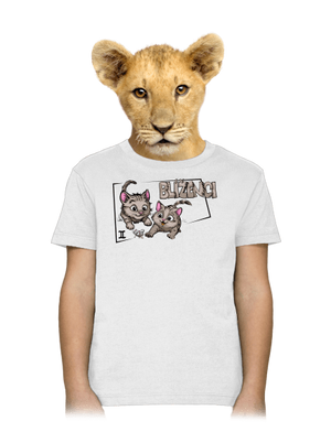 Mačací horoskop: Blíženci detské tričko White