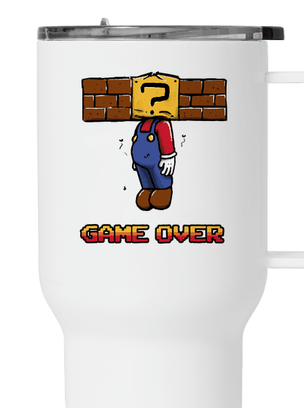 Game Over termohrnček White