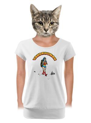 Vandrwoman dámske tričko s lemom White