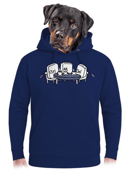 Nerozluční kamaráti unisex mikina premium Navy