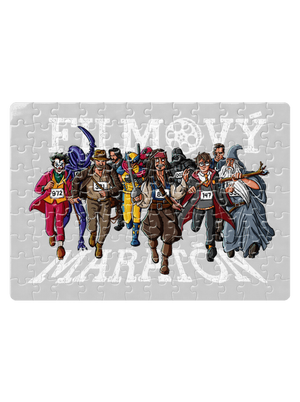 Filmový maratón puzzle White
