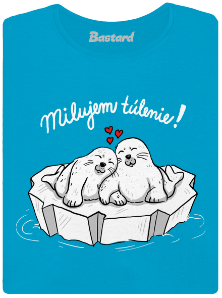 Milujem túlenie dámske tričko Blue Atol