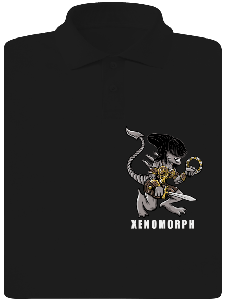 Xenomorph pánska polokošeľa Black