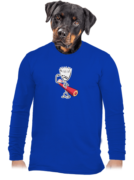Svaly pánske dlhý rukáv Royal Blue