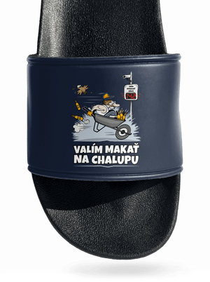 Valím na chalupu šľapky Navy