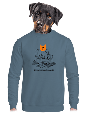 unisex mikina bez kapucne