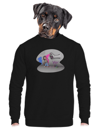 unisex mikina bez kapucne