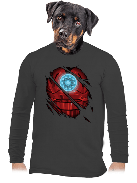 Ironman pánske dlhý rukáv Dark Grey