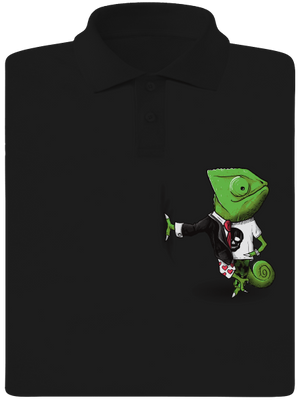 Majster prevlekov pánska polokošeľa Black