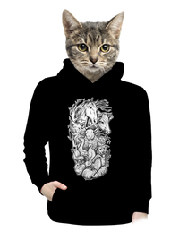 dámska mikina klokanka