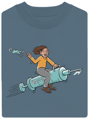 Oslobodenie unisex mikina bez kapucne Nordic Blue