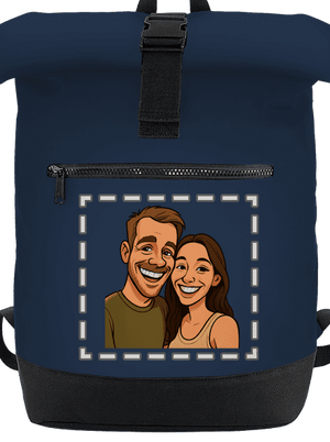 Karikatúra z vlastnej fotky batoh French Navy