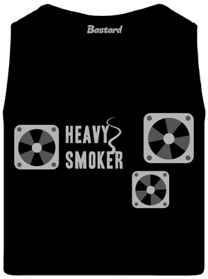 Heavy smoker pánske tielko Black