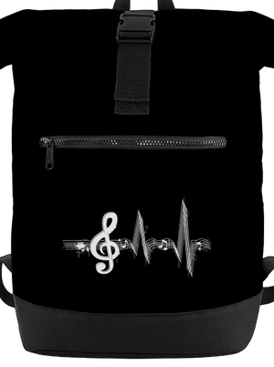 Žijem muzikou batoh Black