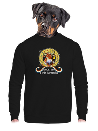 unisex mikina bez kapucne
