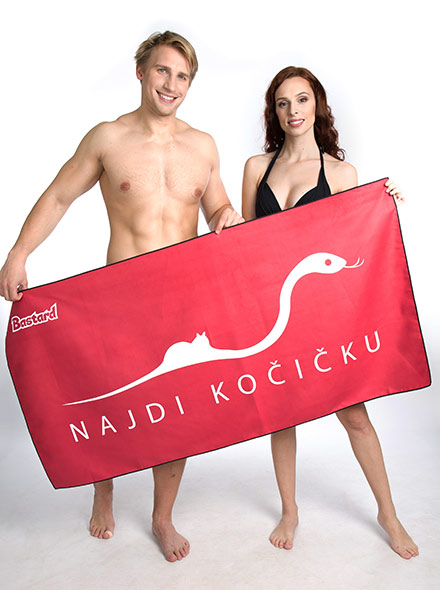 Najdi kočičku rýchloschnúca osuška