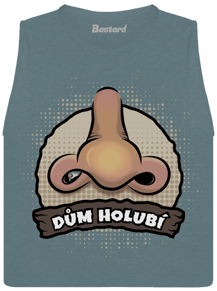Dům holubí dámske tielko voľné Heather Deep Teal