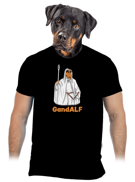 GandALF pánske tričko Black