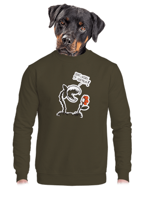 unisex mikina bez kapucne