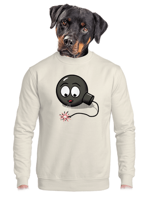 unisex mikina bez kapucne