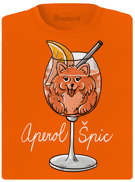 Aperol Špic dámske športové tričko Neon Orange