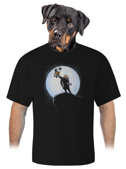 Kráľ mimoňov unisex tričko oversized Black