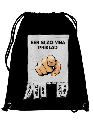 Ber si zo mňa príklad vak Black