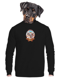 unisex mikina bez kapucne