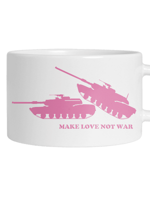 Tanky hrnček makronka White